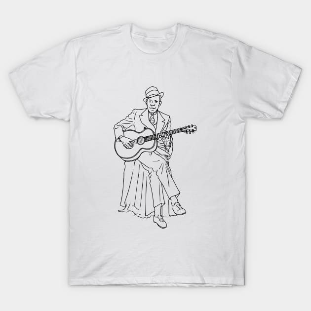 Robert Johnson T-Shirt by TheCosmicTradingPost